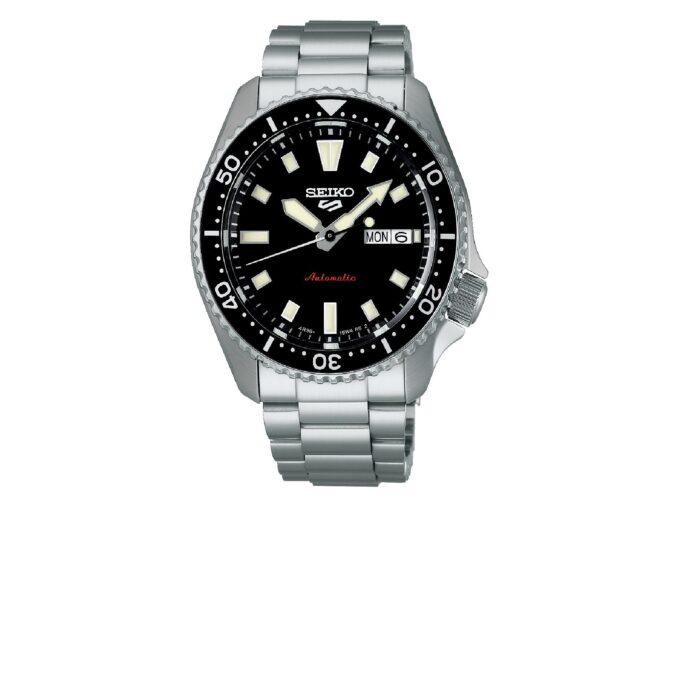 Seiko Men's 5 Sports Black Dial Watch