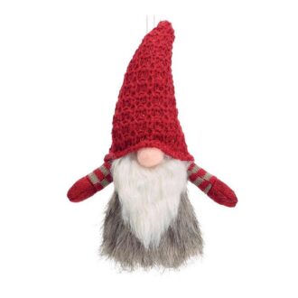 Plush Gnome Ornament by Ruhl Smith
