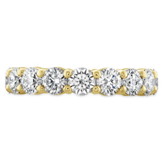 Hearts on Fire Signature 9 Stone Band with .96ctw Diamonds in 18k Yellow Gold