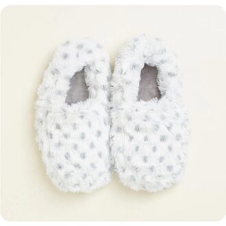 Warmies Snowy Slippers - One Size Fits Most (Sizes 6-10)