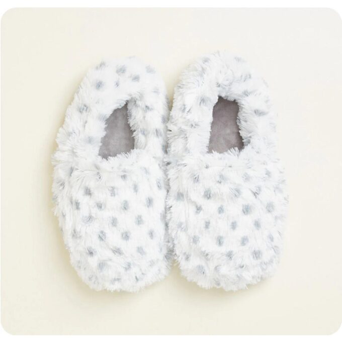 Warmies Snowy Slippers - One Size Fits Most (Sizes 6-10)