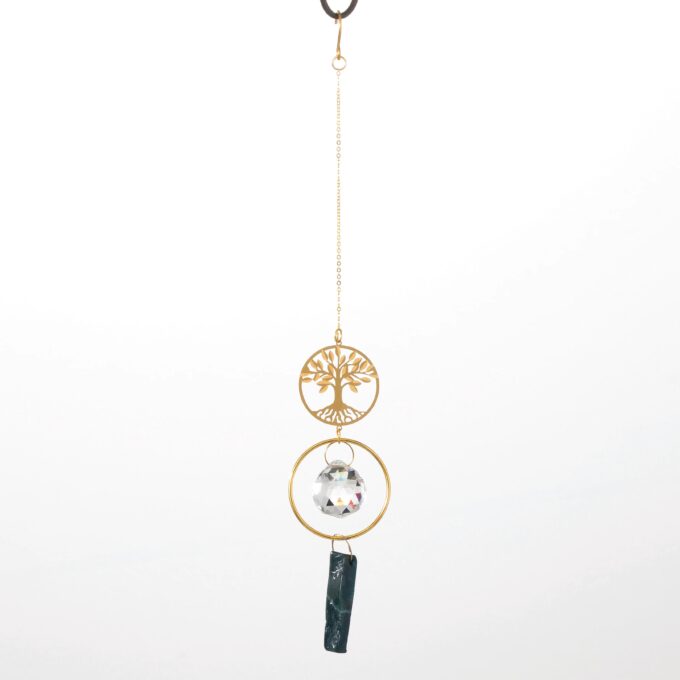 Brass Tree of Life Suncatcher