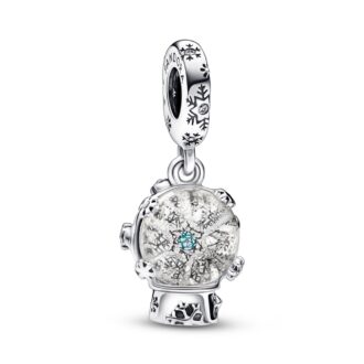 Snowflake Snow Globe Dangle Charm