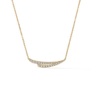 Hearts on Fire Vela French Cut Pave Pendant with .51ctw Diamonds in 18k Yellow Gold