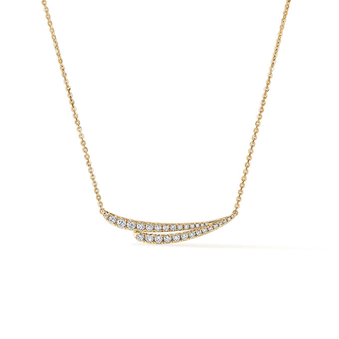 Hearts on Fire Vela French Cut Pave Pendant with .51ctw Diamonds in 18k Yellow Gold