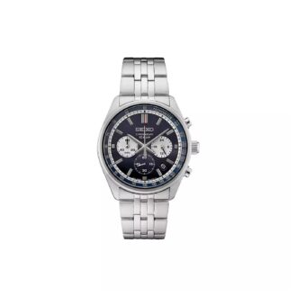Seiko Men's Black Dial Chronograph Watch
