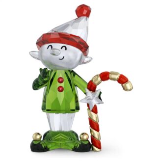 Swarovski Holiday Cheers Dulcis Elf with Candy Cane