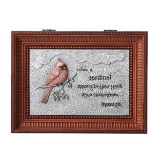 Brown Cardinal Memorial Music Box - Nocturne