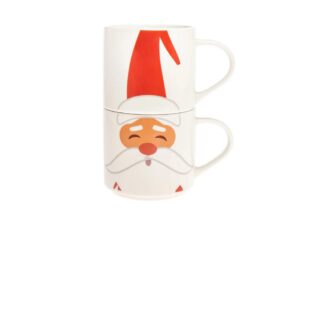 15.5 oz Santa Stackable Mugs