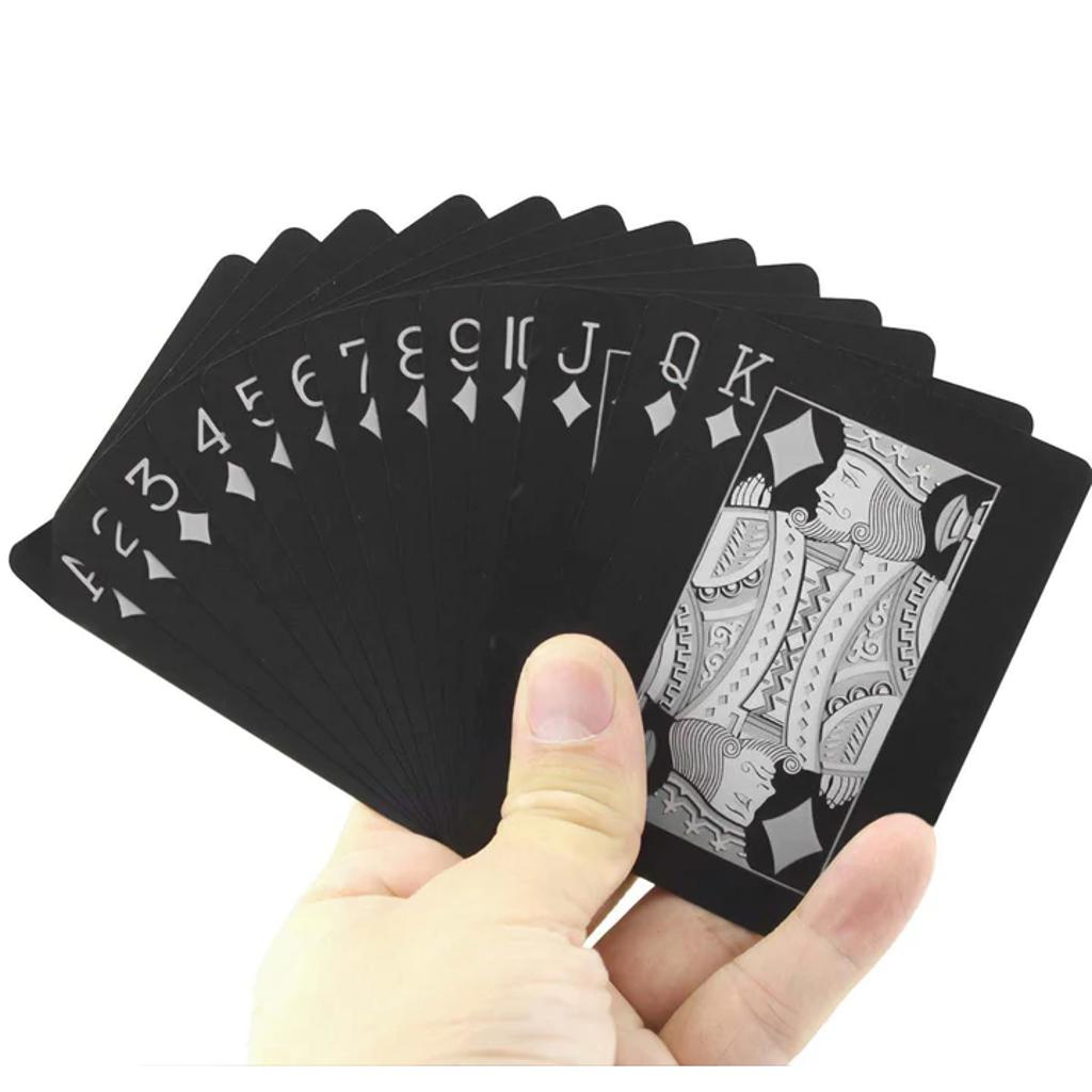 Waterproof Black Playing Cards for Ultimate Durability and Fun