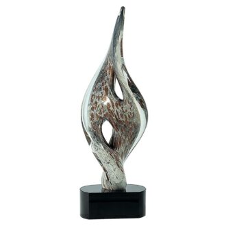 Twisted Glass Vivian Award Trophies with Custom Engraving