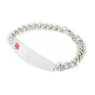 Speidel Medilog Men's Stainless Steel Medical ID Bracelet