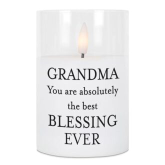 Best Grandma 4" LED White Flameless Candle