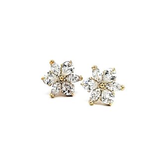 Sparkling Herbarium Cluster Stud Earrings