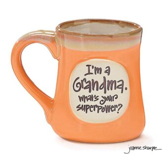 Grandma Superpower Porcelain Coffee Mug