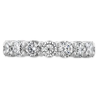 Hearts on Fire Platinum 9-Stone Diamond Band