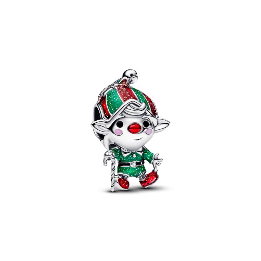 Pandora Festive Elf Movable Sterling Silver Charm