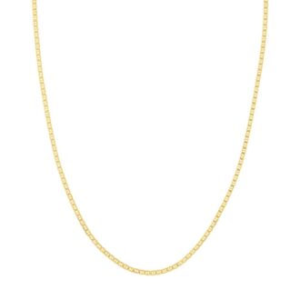 10K Yellow Gold Mariner Chain 20", 2.3mm, Spring Clasp