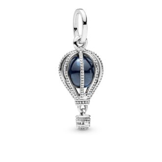 Blue Hot Air Balloon Travel Charm