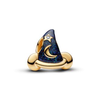 Pandora Disney Sorcerer's Hat Gold-Plated & Diamond Charm