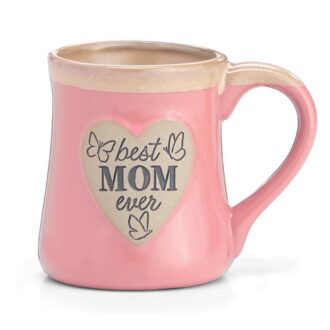 Best Mom Ever Pink Porcelain Mug