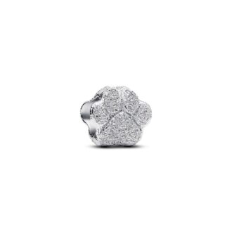 Textured Paw Print Mini Charm