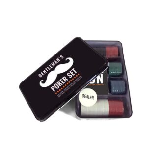 Travel Poker Game Set in Tin