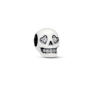 Pandora Glow-in-the-dark Sparkling Skull Charm
