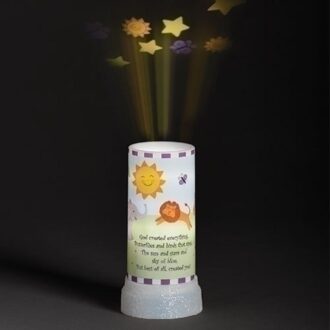 6.75" LED Projector Night Light - God Created Everything