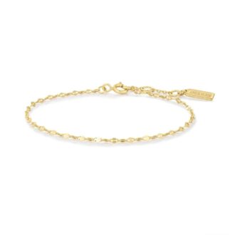 Ania Haie Yellow Gold-Plated Fancy Link Chain Bracelet