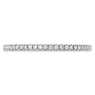 Hearts on Fire Classic Eternity Band, .21ctw, 18k White Gold