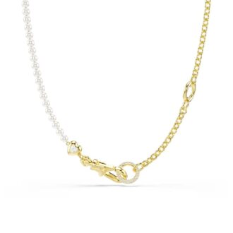 Swarovski Idyllia Gold-Tone Pearl & Crystal Necklace