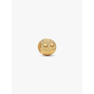 Pandora 14K Gold Plated Smiley Face Mini Charm