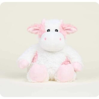 Warmies Junior Strawberry Cow Microwavable Plush