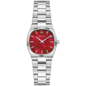 Bulova Super Seville Mini Women's Red Square Dress Watch