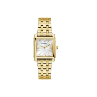 Bulova Women's Two-Tone Mother-of-Pearl Dress Watch