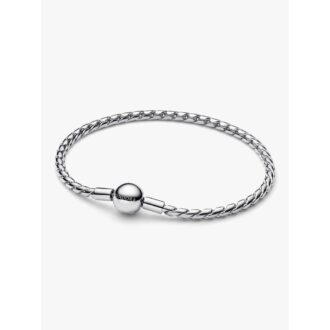 Pandora Moments Round Clasp Wing Chain Bracelet