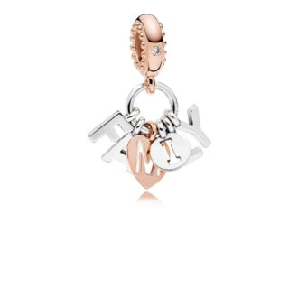 Family Letters Dangle Charm