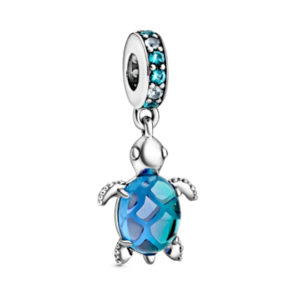 Pandora Murano Glass Sea Turtle Dangle Charm