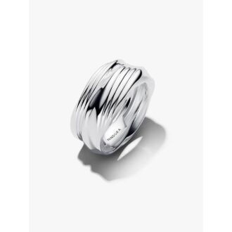 Pandora Twisted Sterling Silver Ring Set