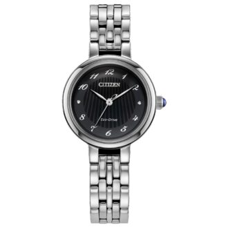 Citizen Women's Eco-Drive Dress Watch, Black Dial