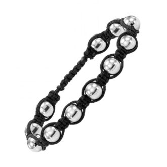 Shamballa Macrame Adjustable Beaded Bracelet