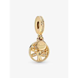 Sparkling Family Tree Dangle Charm