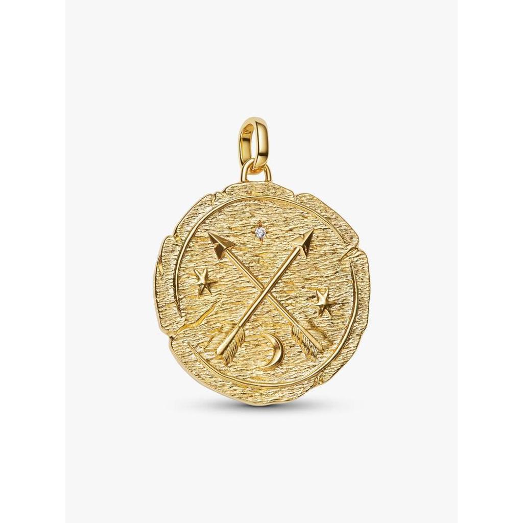 Pandora ME Crossing Arrows Oversized Medallion Charm