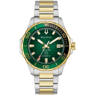 Bulova Marine Star Men's Two-Tone Green Sport Watch