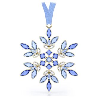 Swarovski Gema Blue Snowflake Holiday Ornament