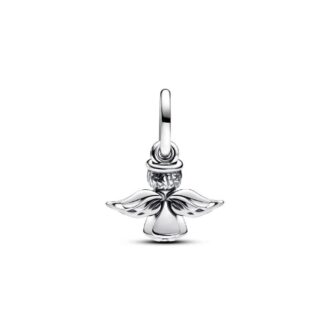 Pandora Sparkling Angel Dangle Charm in Silver