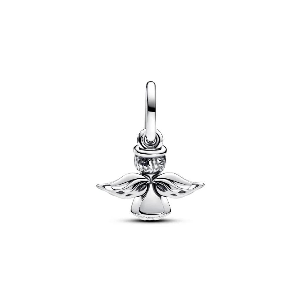 Pandora Sparkling Angel Dangle Charm in Silver