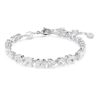 Swarovski Mesmera Bracelet with White Multi-Shape Crystals