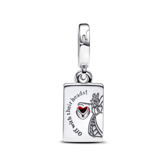 Disney Villains Queen of Hearts Dangle Charm with Red Crystal